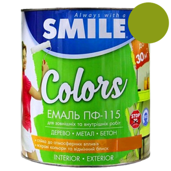 Емаль алкідна ПФ-115 Smile хакі 2.8 кг