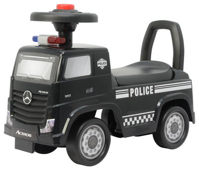 Толокар Lean Cars Mercedes Actros Поліція 3316A Чорний (5905991008842)