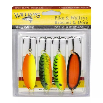 Набор блесен Williams Pike/Walleye 4-Pack Williams Kit UV Multi Color (1102-4-PW2-ASST)