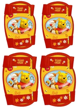 Защита колен и локтей для детей Tigger and Pooh оранжево-красный (WYP529)