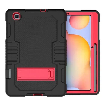 Чехол ARM Standart для планшета Samsung Galaxy Tab S6 Lite P610 противоударный с откидной подставкой Black/Red