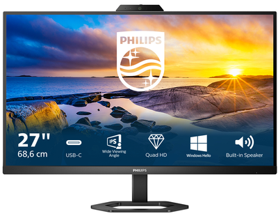 Монітор 27" Philips 27E1N5600HE QHD IPS 75 Гц Б/В