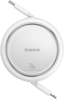 Kabel Baseus Free2Pull USB Type-C - Lightning 1 m 20 W White (AT6932172661335)
