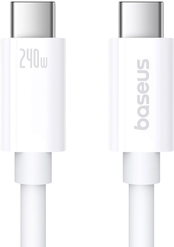 Kabel Baseus Superior 2 USB Type-C - USB Type-C 1.8 m 240 W White (AT6932172657468)
