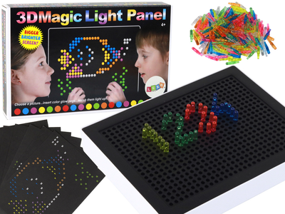Мозаїка LEAN Toys Magic Panel 3D 3D з підсвіткою180 ел. (5905991002680)