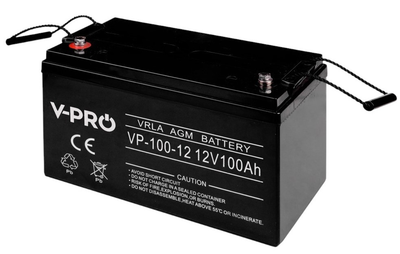 Akumulator Volt Polska AGM VPRO 12V 100 Ah (6AKUAGM100)