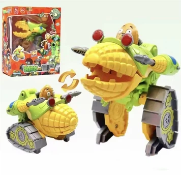 Ігровий набір Plants vs Zombies Бос Кукурудза Бойова Машина Робот - Трансформер Рослини проти зомбі
