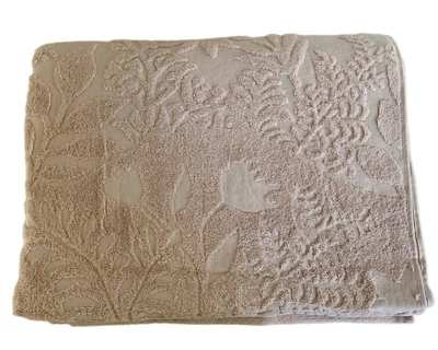 Простынь махровая жаккардовая Parisa Home Premium 150х200 плотность 470 г/м2 пудра
