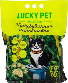 Наповнювач&nbsp;Lucky Pet&nbsp;кукурудзяний&nbsp;7 л (4820276196490)