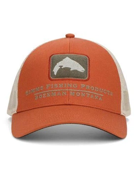 Кепка Simms Double Haul Icon Trucker Simms Orange,14032-800-00