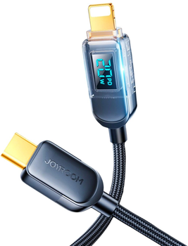 Кабель Joyroom A4 USB Type-C - Lightning 20W 1.2 m Black (AT6956116731106)