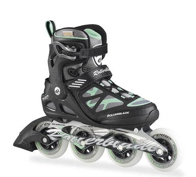 Роликові ковзани для дорослих Rollerblade MACROBLADE 90 W 38.5 (7.5US) 245мм Black/light green (07355500 824) V