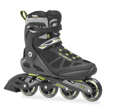 Роликові ковзани для дорослих Rollerblade MACROBLADE M 45.5 (12US) 300мм Black/green (07356600 T83) О
