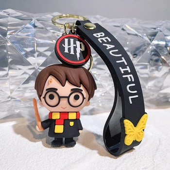 Брелок Гарри Поттер резиновый объемный 3Д Harry Potter на рюкзак, на ключи подвеска
