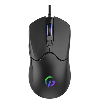 Мышь проводная GamePro GM355 оптическая 800–7200dpi с RGB-подсветкой Black