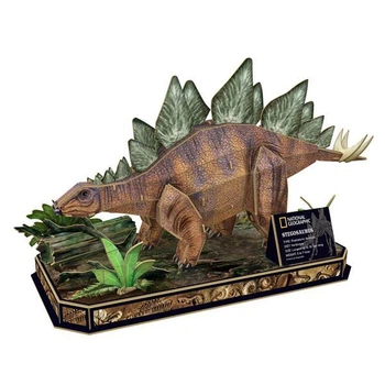 3D пазл объемный Cubic Fun National Geographic Dino Стегозавр 62 элемента DS1054h