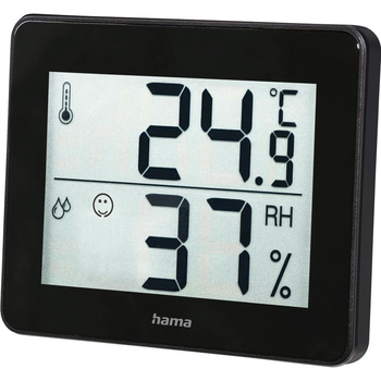 Термогигрометр Hama TH-130 Black (00186361) [134735]