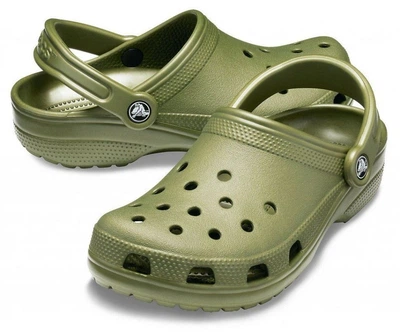 Чоловічі крокси Crocs Classic Clog Army Green (43-44, хакі)