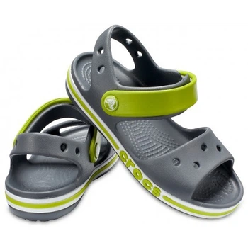 Дитячі сандалії для хлопчика Crocs Bayaband Sandal Kids Charcoal (30/31, сірі)