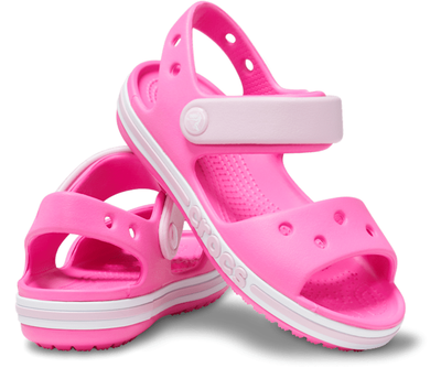Дитячі сандалії для дівчинки Crocs Bayaband Kids Sandal Electric Pink (34/35, рожевий)
