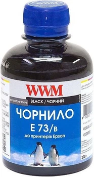 Чорнило WWM E73 Epson Stylus CX3700/TX119/TX419 200 мл Black (E73/B)