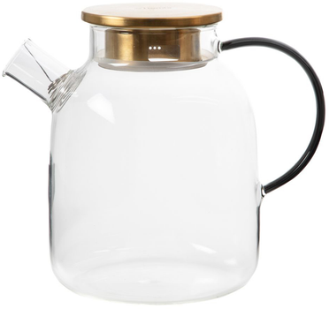 Dzbanek Homla Kubbe z szarym uchem i złotym wieczkiem 1.8 l (5904183888866)