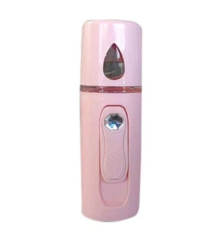 Карманный увлажнитель для лица Nano Mist Sprayer небулайзер для ресниц и кожи, розовый