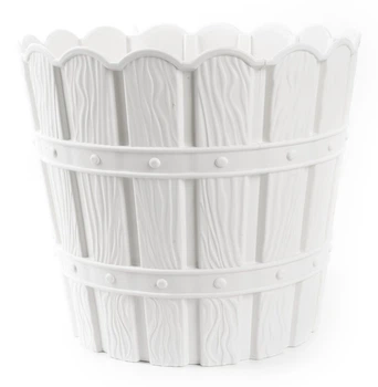 Горшок для цветов Violet House Bamboo WHITE 1052 (0.6л)