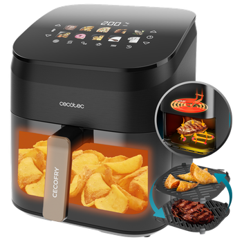 Мультипечь (аэрогриль-фритюрница) CECOTEC Cecofry&Grill Smokin 6500
