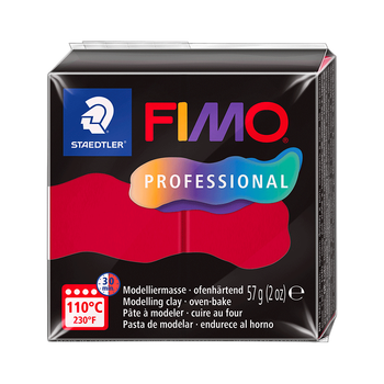 Пластика Professional карминовая 57г Fimo