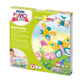 Набор пластики Fimo kids "Бабочка" 4кол 42г Fimo