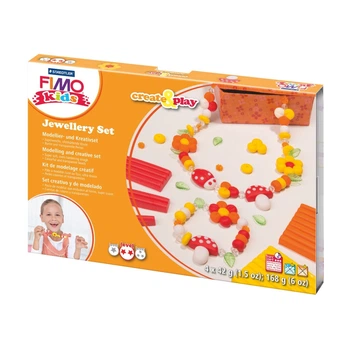 Набор для создания украшений Fimo kids "Цветы" 4кол 42г Fimo