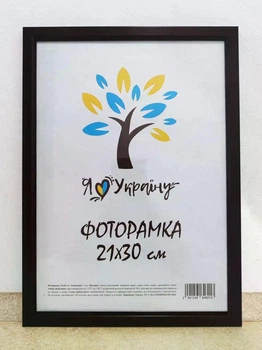 Фоторамка Алан А4 21х30 см вишнева багет 1511 оргстекло