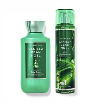 Набір Bath & Body Works Vanilla Bean Noel Спрей 236 мл + Лосьйон 236 мл