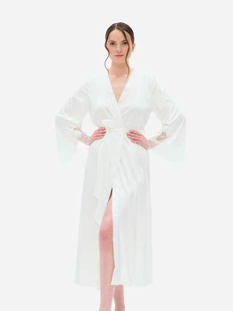 Халат жіночий великих розмірів Effetto Bridal S03402 XL Білий (2000985255981)