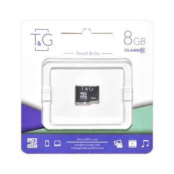 Карта пам'яті microSDHC T&G 8GB class 10 (без адаптера)