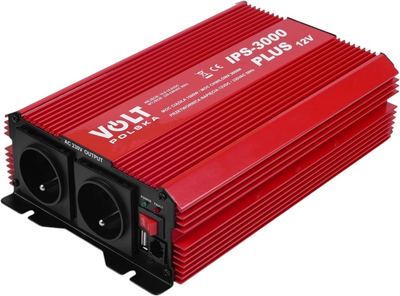 Преобразователь напряжения Volt Polska IPS 3000 Plus 12/230V 1500/3000W (3IR300012P)