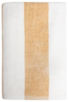 Ręcznik Homla Lawena w biało-beżowe pasy 100 x 150 cm (5906496733406)