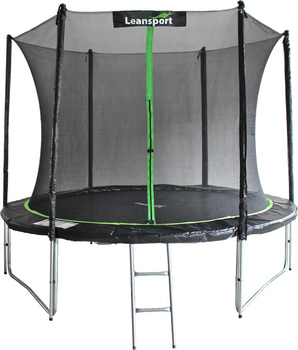 Батут LEAN Sport Pro 366 см Black-Green (5902808159490)