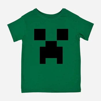 Підліткова футболка для хлопчика Спиногриз Minecraft creper 10-00876 170 см Зелена (ROZ6501089968)