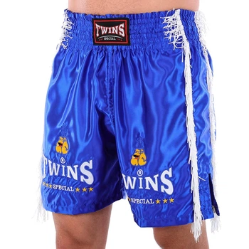 Шорты для тайского бокса кикбоксинга MMA мужские Twins Special 5075 размер L (46-48) Blue