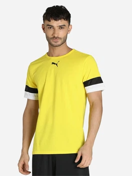 Футболка спортивна довга чоловіча Puma teamRISE Jersey 704932-07 XL Жовта (4063699212662)