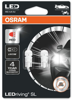 Żarówki samochodowe OSRAM 12V W5W LED 1W W2.1X9.5D LEDriving SL (2825 DRP-02B)