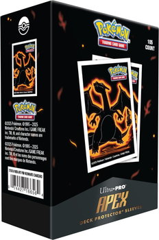 Обкладинки для колекційних карток Ultra Pro: Pokémon - Apex Deck Protector Sleeves - Neon Kanto - Charizard (0074427166564)