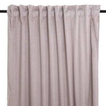 Zasłona Homla Talla zaciemniająca welwetowa Szara 140 x 250 cm (5904183852010)