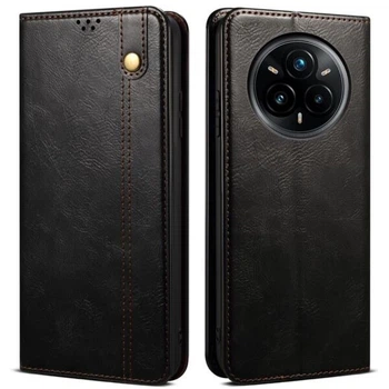 Чохол-книжка з кишеньками UniCase Leather Wallet для Realme 14 Pro Plus - Black