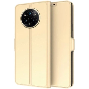 Чохол-книжка Deexe Faro Wallet для Realme 14 Pro Plus - Gold