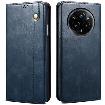 Чохол-книжка з кишеньками UniCase Leather Wallet для Realme 14 Pro Plus - Blue