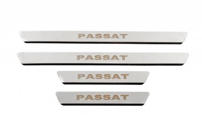 Накладки на пороги Carmos V1 (4 шт, нержавейка) для Volkswagen Passat B6 2006-2012 гг