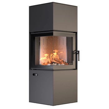 Сталева піч BOKAR Forum (9,2 kW) White Ceramtex